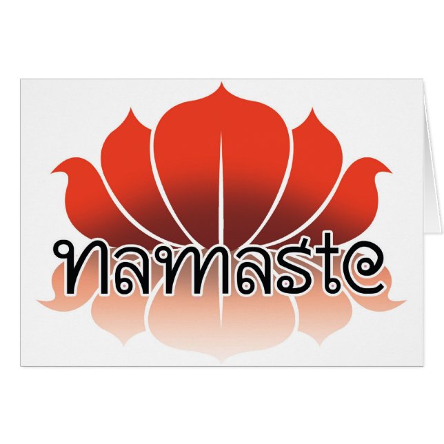 Cartão Laranja de Lotus (Frente Horizontal)