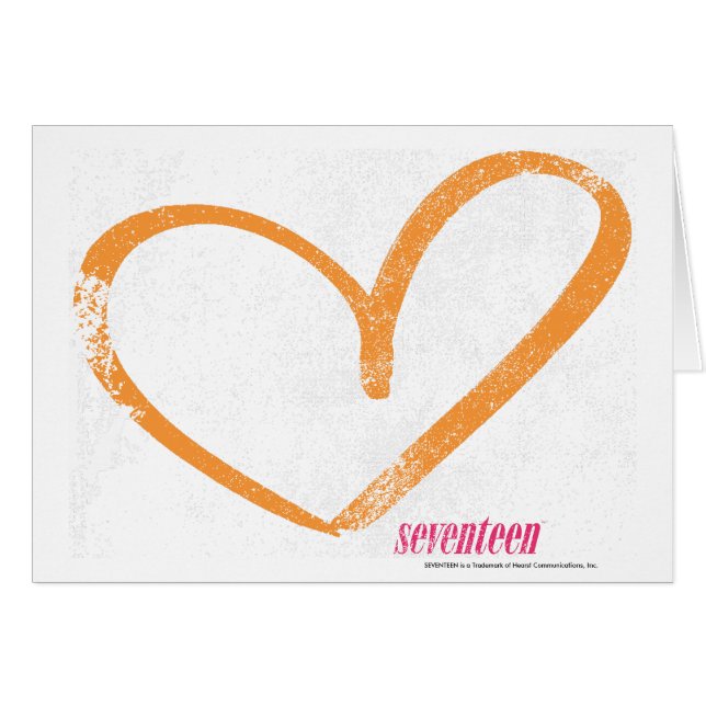 Cartão Laranja de OpenHeart (Frente Horizontal)