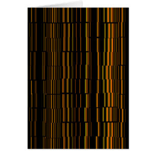 Cartão Laranja Moderno Muito Legal, Rasgada