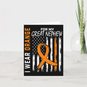 Cartão Laranja Para O Meu Excelente, Cancer De Leucemia D