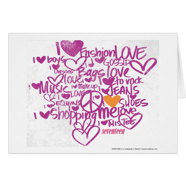 Cartão Laranja/roxo dos grafites (Frente Horizontal)