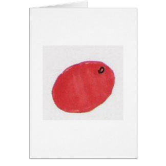 Cartão laranja você contente