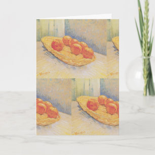 Cartão Laranjas de Van Gogh - Arte Clássica de Natureza M