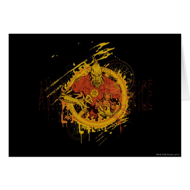 Cartão Larfleeze - Agente Orange 14 (Frente Horizontal)