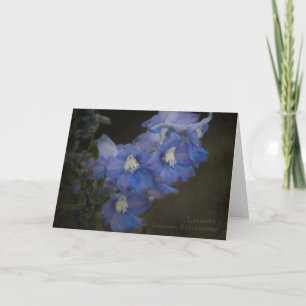 Cartão Larkspur Greeting Card
