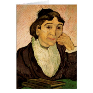 Cartão L'Arlesienne (Madame Ginoux) por Vincent van Gogh
