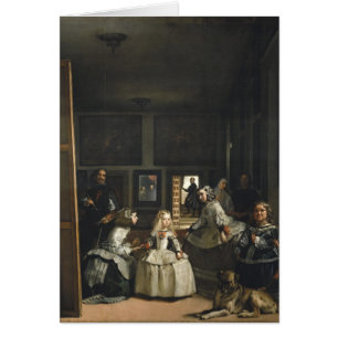 Cartão Las Meninas Diego Velázquez Fine Art