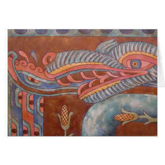 Cartão Las Semillas de Regando (que molha as sementes)