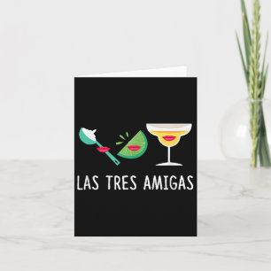 Cartão Las Tres Amigas - Cinco de Mayo - Mexicano Engraça