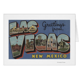 Cartão Las Vegas, New mexico - grandes cenas da letra