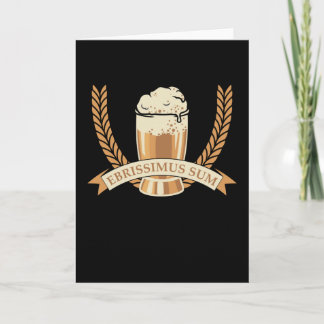 Cartão Latin Sport Shirt Rome Imperator Alcohol Beer
