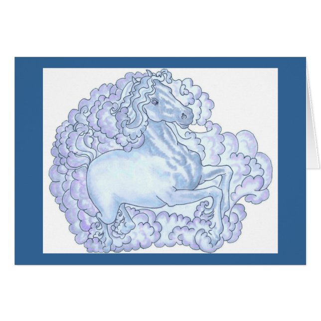 Cartão Latitudes de cavalo (Frente Horizontal)