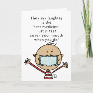Cartão Laughter is Best Medicine, Covid-19 Encouragement