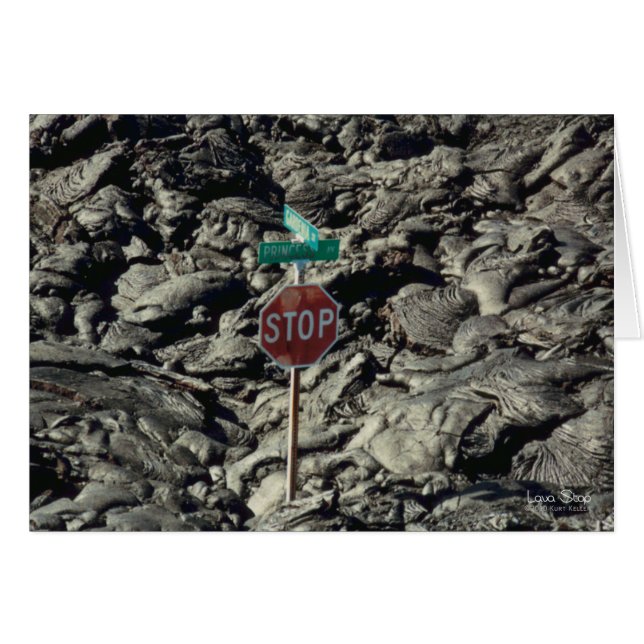 Cartão Lava Parar Foto (Frente Horizontal)