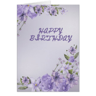Cartão Lavendar Blooms