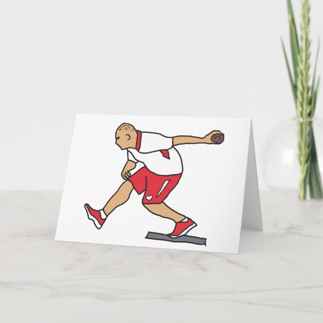 Cartão Lawn Bowls (Frente)