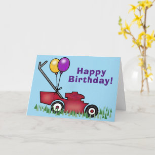 Cartão Lawn Mower Birthday