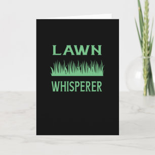 Cartão Lawn Whisperer