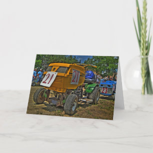 Cartão Lawnmower Racing Card #4 - Blank