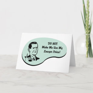 Cartão Lawyer Voice