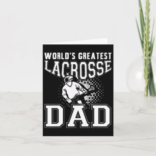 Cartão Lax Stick Lacrosse, o maior Pai de Lacrosse do mun