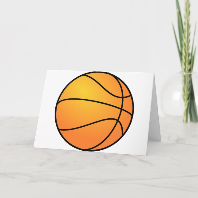 Cartão Lazer desportivo de basquete (Frente)