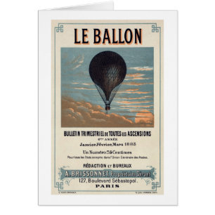 Cartão Le Ballon All Occasion Vazio Greeting Card