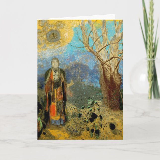 Cartão Le Bouddha (Buddha) (Frente)