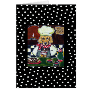 Cartão Le Cafe Ouro Retriever