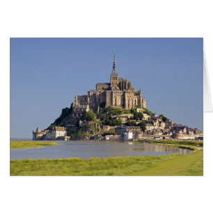 Cartão Le Mont Saint Michel na região de