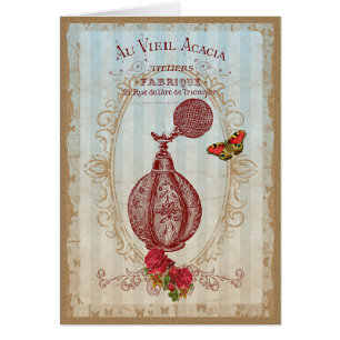 Cartão Le Parfum III - Notecard