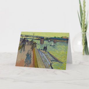 Cartão Le Pont de Trinquetaille Vincent van Gogh