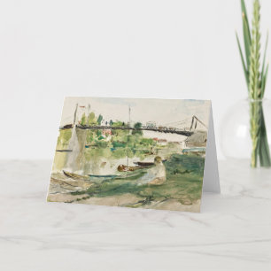 Cartão Le Pont sur l’Oise Berthe Morisot