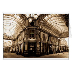 Cartão Leadenhall market antique look
