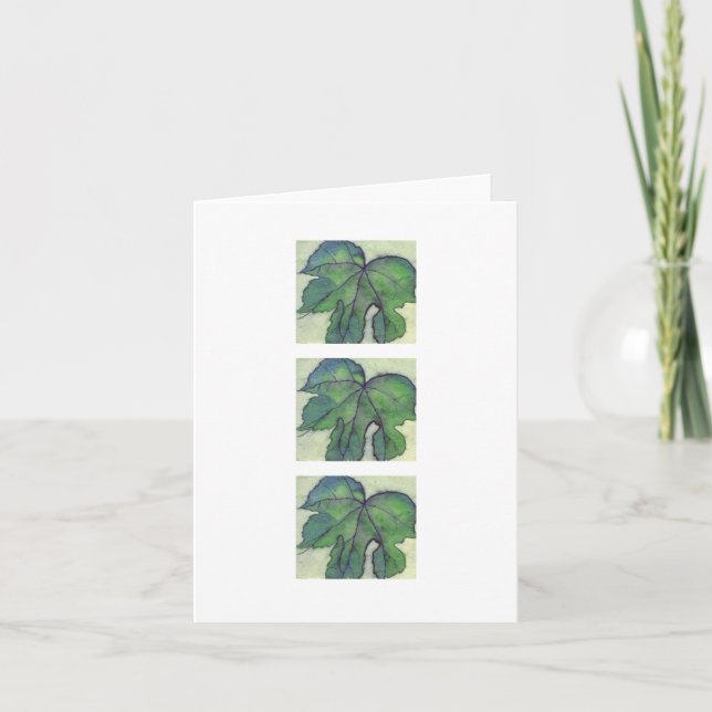 Cartão Leaf Notecard (Frente)