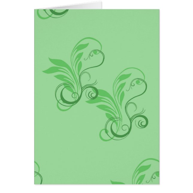 Cartão Leafy Glade (Frente)