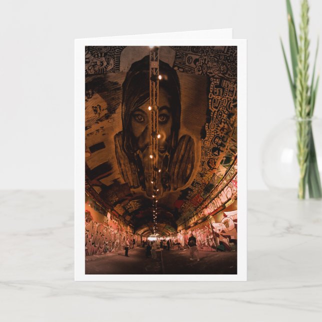 Cartão Leake Street Arches Waterloo London (3084) (Frente)