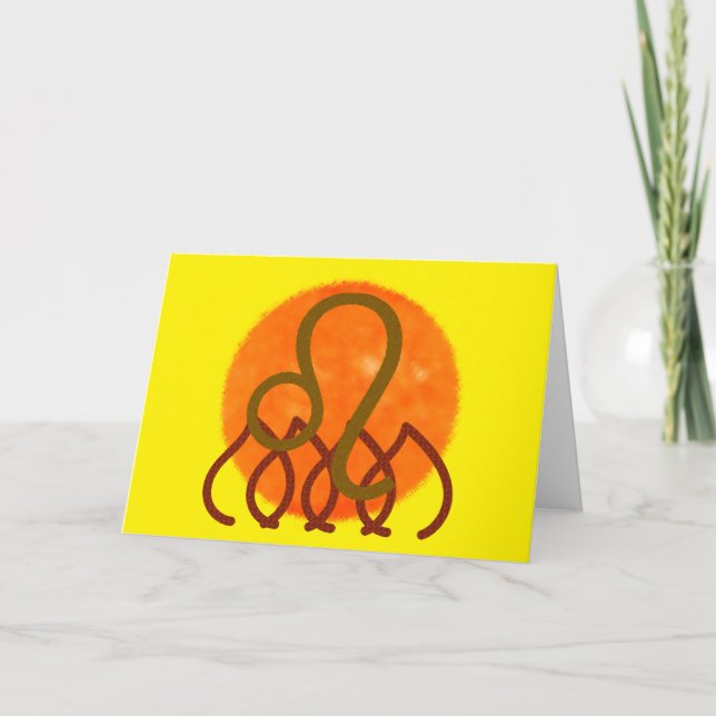 Cartão Leão (Frente)