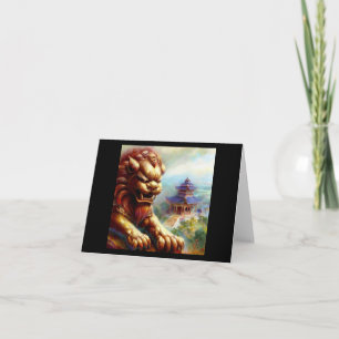 Cartão Leão de Foo Chinês (27)