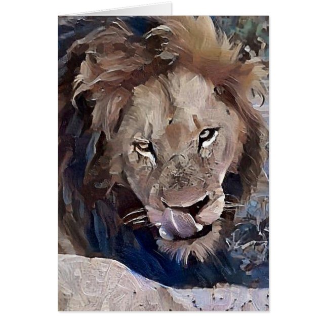 Cartão Leão de Licença (Frente)