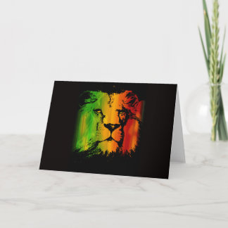 Cartão Leão de Rasta
