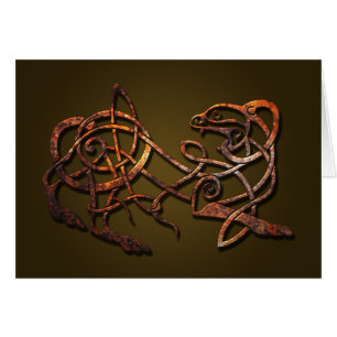 Cartão Leão dos noruegueses