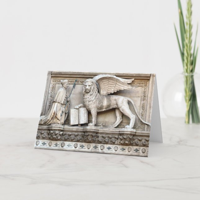 Cartão Leão Venetian (Frente)