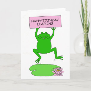Cartão Leap Year Birthday Leapling 29 de fevereiro