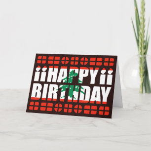 Cartão Lebanon Flag Birthday Card