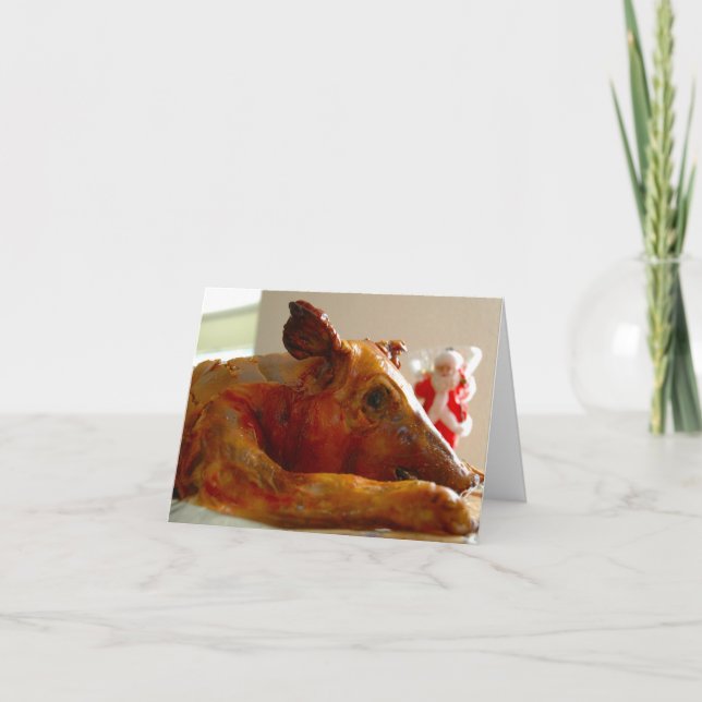 Cartão Lechon sa Pasko (Frente)