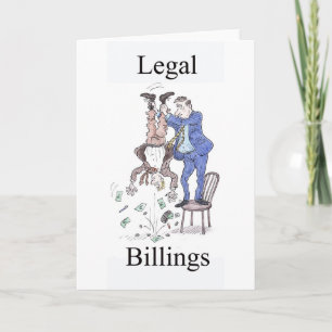 Cartão Legal Billings greetings card