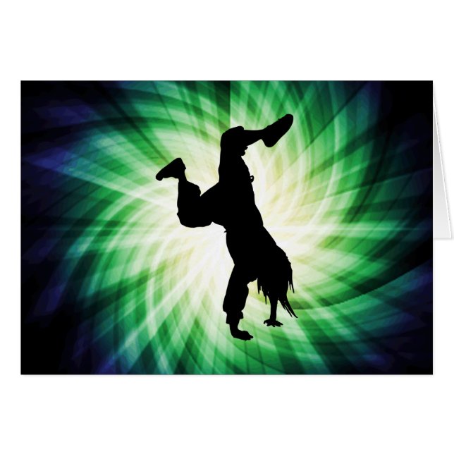 Cartão Legal Breakdancer (Frente Horizontal)