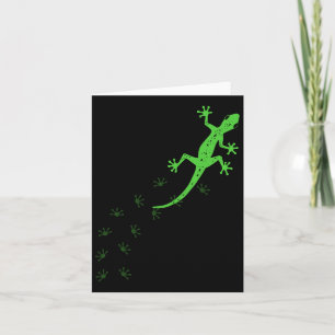 Cartão Legal Design De Lizard Para Homens Gecko Animal De
