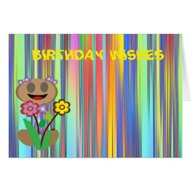 Cartão Legal faixas de verão (Frente Horizontal)